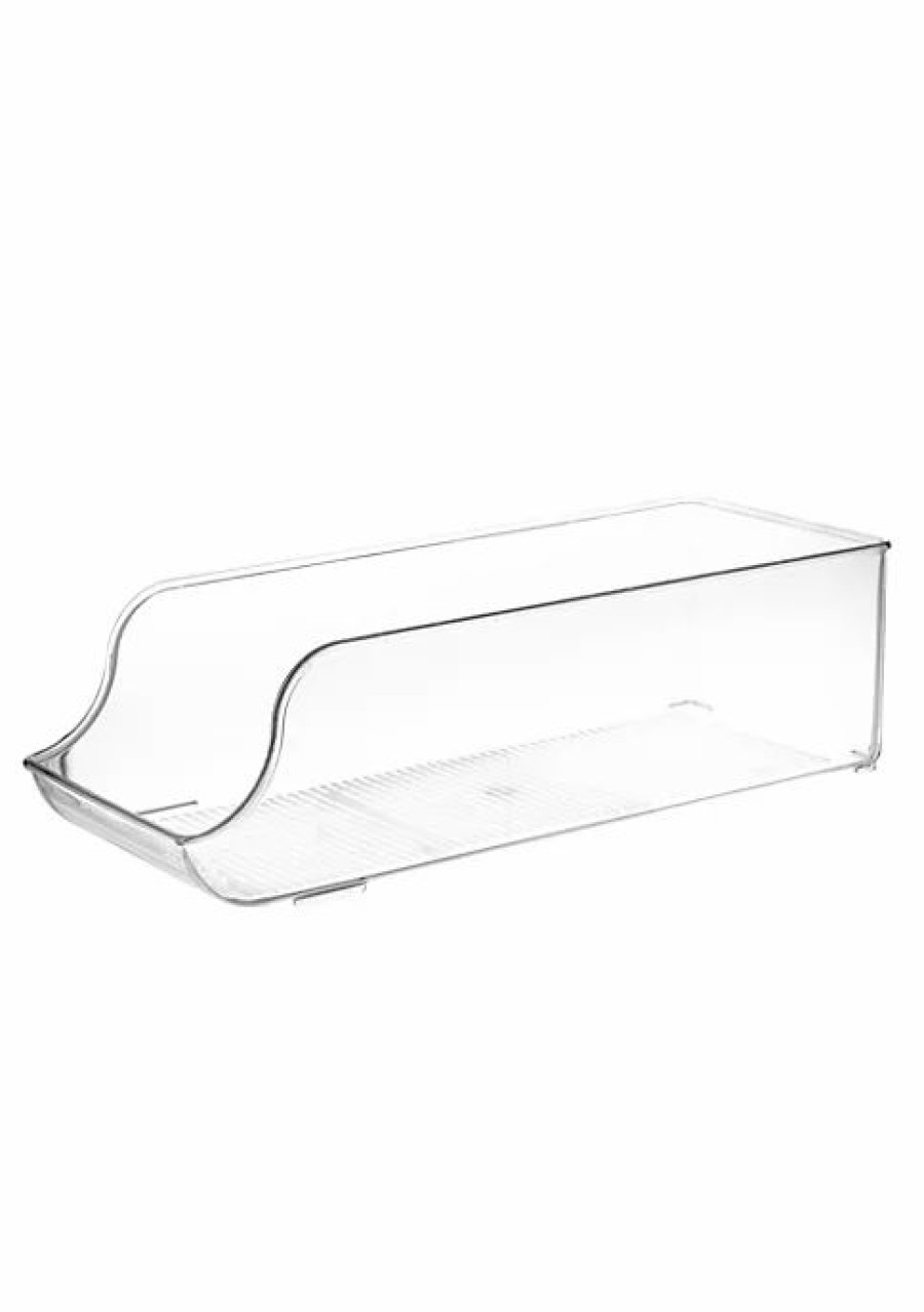 Home * | Brand New Lexi Home Eco Conscious Acrylic Fridge And Cabinet Can Holder Organizer Clear