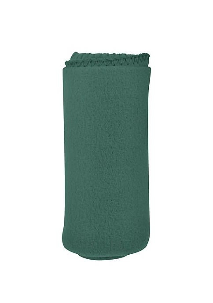 Bed & Bath * | Best Deal Lexi Home Versatile 50 X 60 Cozy Premiuim Fleece Throw Blanket Single Pack Bistro Green