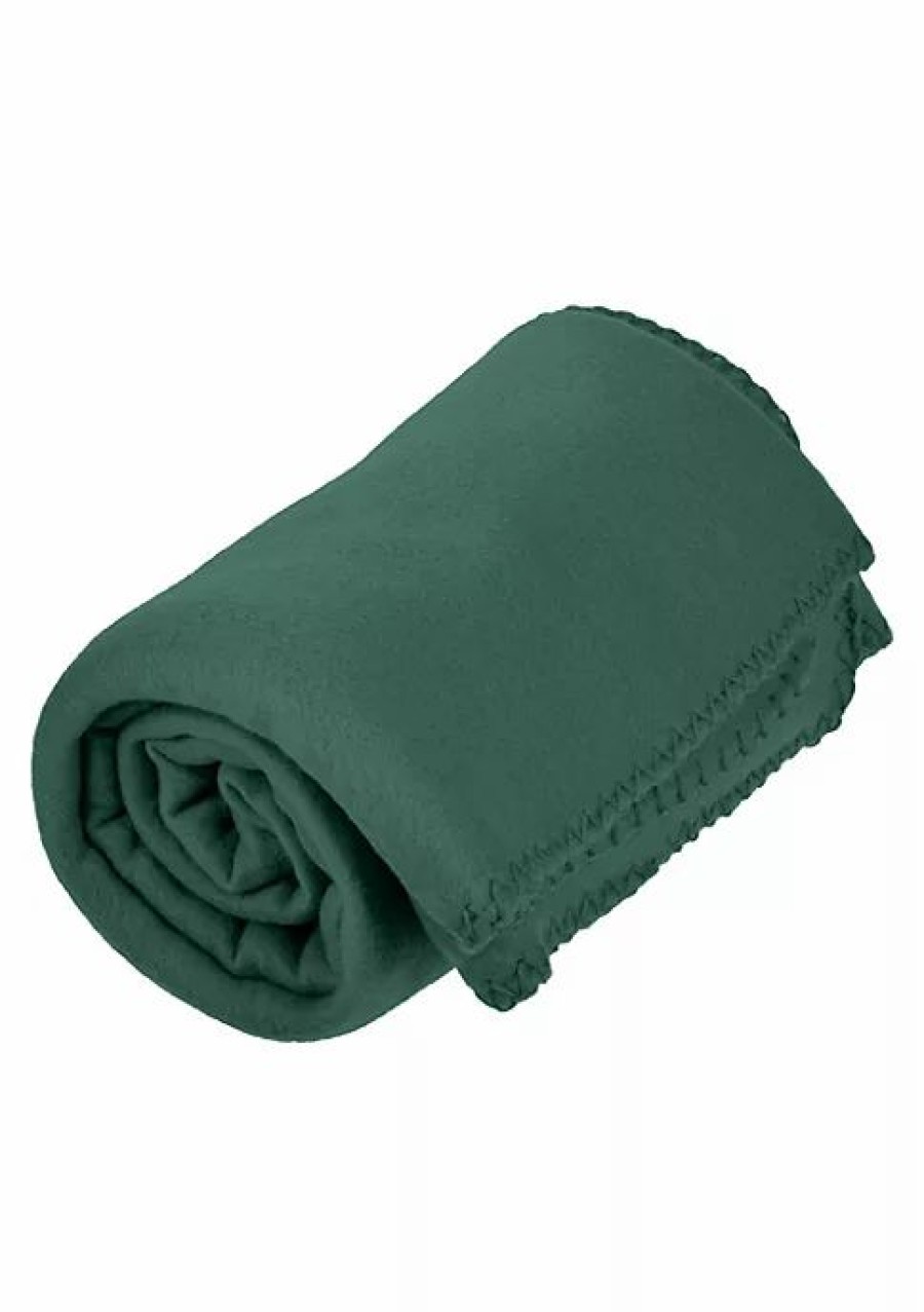 Bed & Bath * | Best Deal Lexi Home Versatile 50 X 60 Cozy Premiuim Fleece Throw Blanket Single Pack Bistro Green