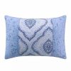 Bed & Bath * | Promo Waverly Curves Ahead 20 X 14 Decorative Pillow Blue Fog