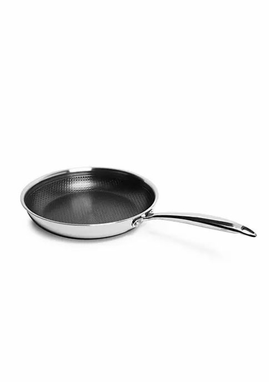 Home * | Promo Lexi Home Diamond Tri-Ply Kitchen 10 Inch Frying Pan- Nonstick Heat Resistant Kitchen Cookware Stainless Steel