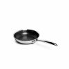 Home * | Top 10 Lexi Home Diamond Tri-Ply Kitchen 8 Inch Frying Pan- Nonstick Heat Resistant Kitchen Cookware For Cooking And Baking Stainless Steel