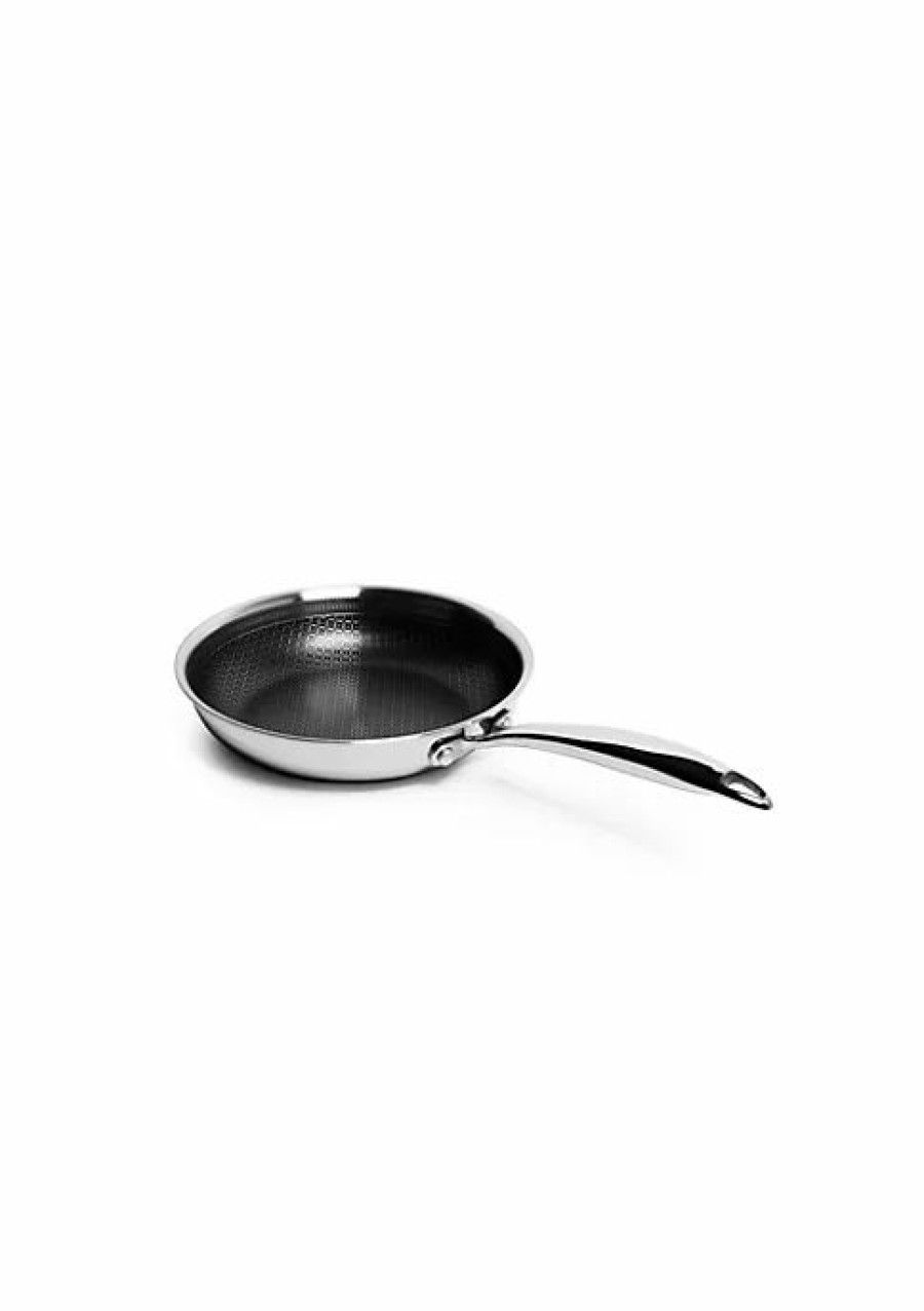 Home * | Top 10 Lexi Home Diamond Tri-Ply Kitchen 8 Inch Frying Pan- Nonstick Heat Resistant Kitchen Cookware For Cooking And Baking Stainless Steel