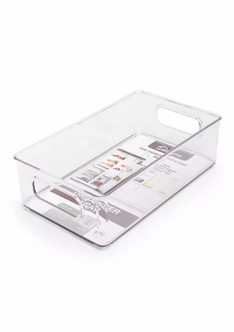 Home * | Outlet Lexi Home Eco Conscious Acrylic Organizer Tray Set Of 4 Clear