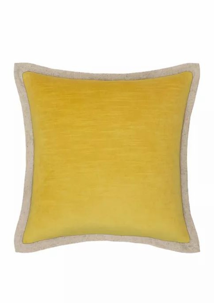 Home * | Best Pirce Waverly Fontaine 16 Inch Square Pillow Gold