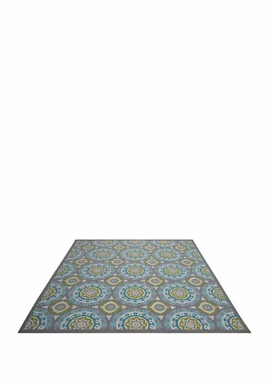 Home * | Deals Waverly Sun & Shade 6 Ft 6 In X 6 Ft 6 In Area Rug Green