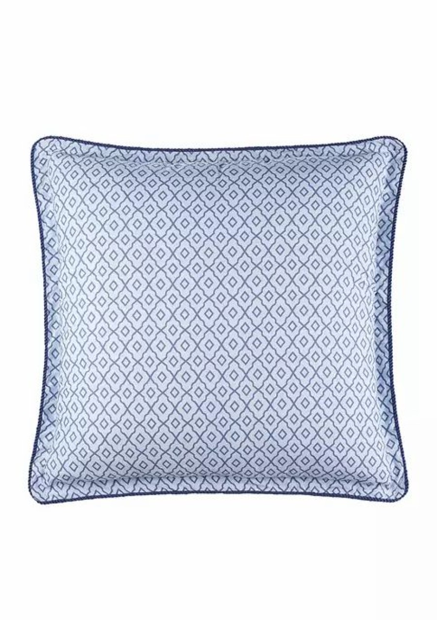 Bed & Bath * | Budget Waverly Flying Carpet Euro Pillowcase Blue