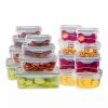 Home * | Best Pirce Lexi Home Durable Meal Prep Plastic Food Containers With Snap Lock Lids Set Of 32