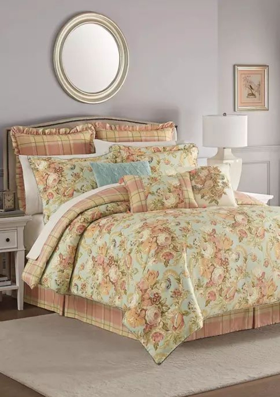 Bed & Bath * | Hot Sale Waverly Spring Bling 4 Piece Comforter Set Vapor