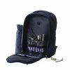 Home * | New Lexi Home Insulated Picnic Basket Set Lunch Tote Backpack Cooler Picnic Set For 2 Blue