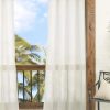 Home * | Outlet Waverly Sun N Shade Resort Sheer Curtain Panel