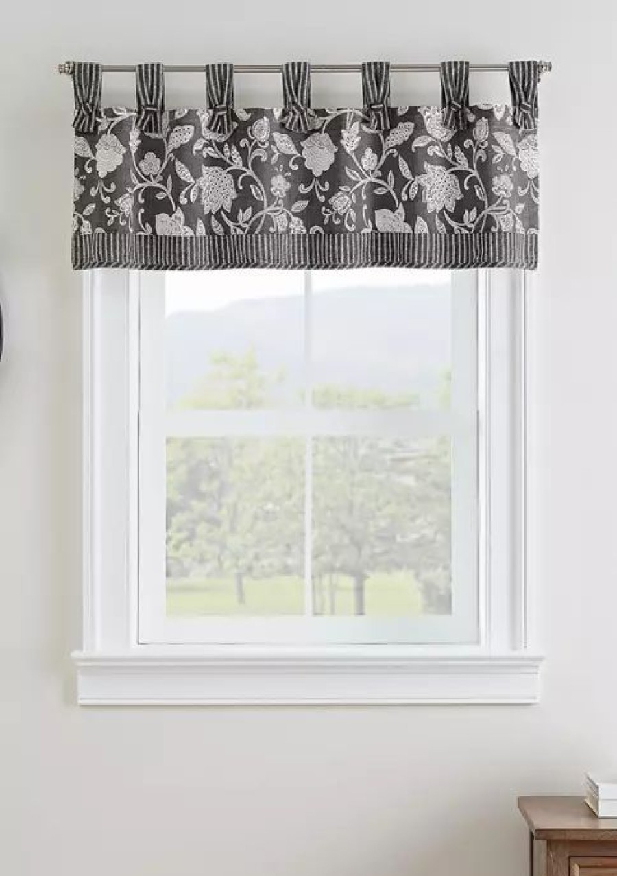 Home * | Best Sale Waverly Stencil Vine Window Valance