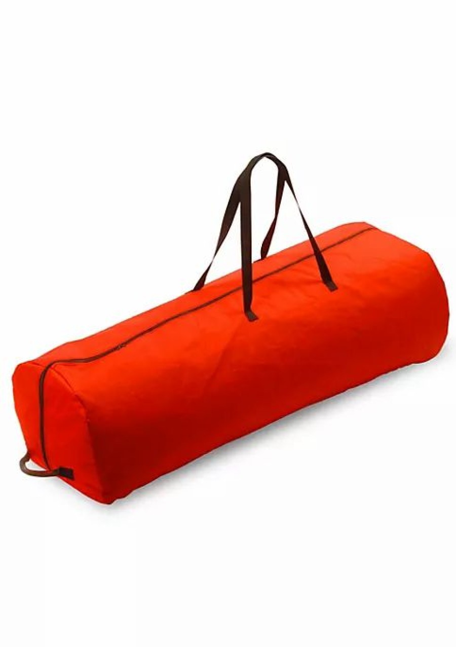 Trees * | Buy National Tree 54 And Black Tear Resistant Christmas Tree Storage Bag With Wheels Red