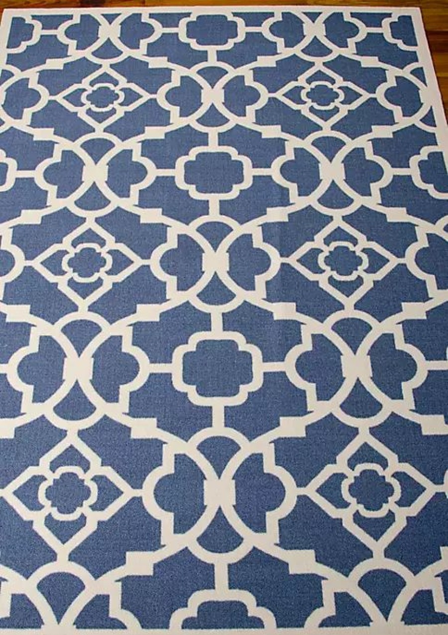 Home * | Wholesale Waverly Sun & Shade 7 Ft 9 In X 10 Ft 10 In Area Rug Lapis