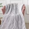 Home * | Best Reviews Of Waverly Cozy Down Alternative Throw Gray