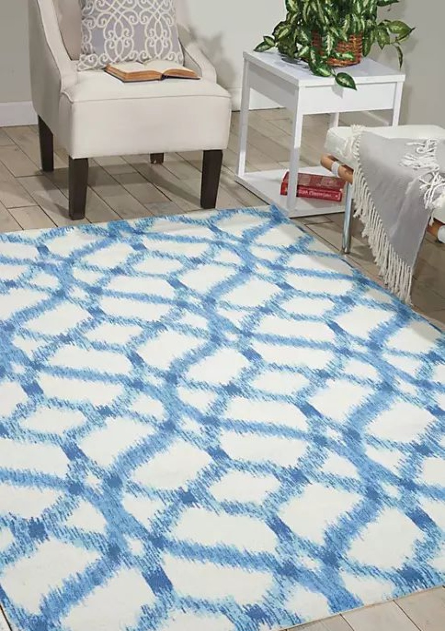 Home * | Best Reviews Of Waverly Sun & Shade 7 Ft 9 In X 7 Ft 9 In Area Rug Aegean