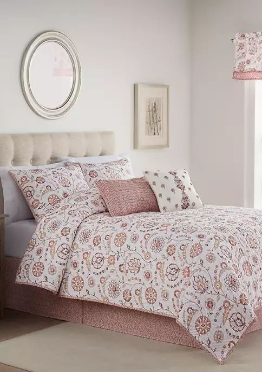 Bed & Bath * | Best Sale Waverly 4-Piece Floral Comforter Set Multi