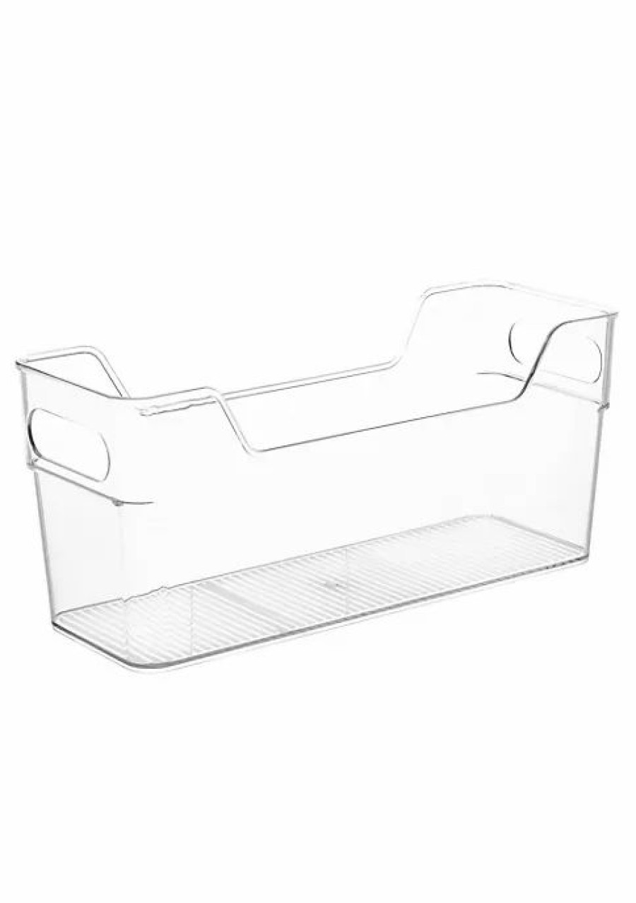 Home * | Best Pirce Lexi Home Eco Conscious 12 X 4 Acrylic Fridge Organizer Bin Clear