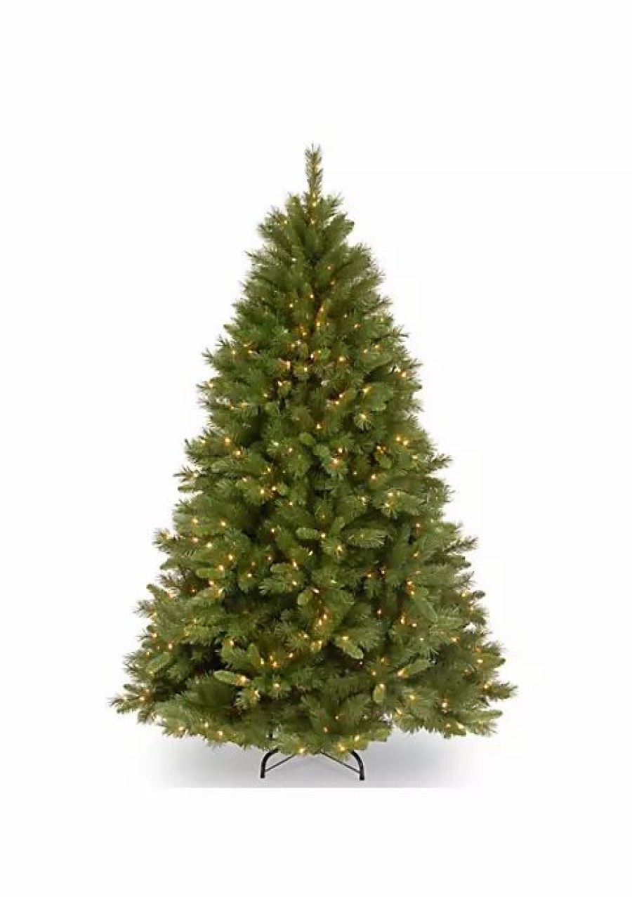 Trees * | Discount National Tree 6 Pre-Lit Full Winchester Pine Artificial Christmas Tree Clear Lights Green