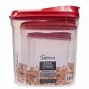 Home * | Best Pirce Lexi Home Plastic 3 Piece Cereal Dispenser Set Dry Food Storage Containers