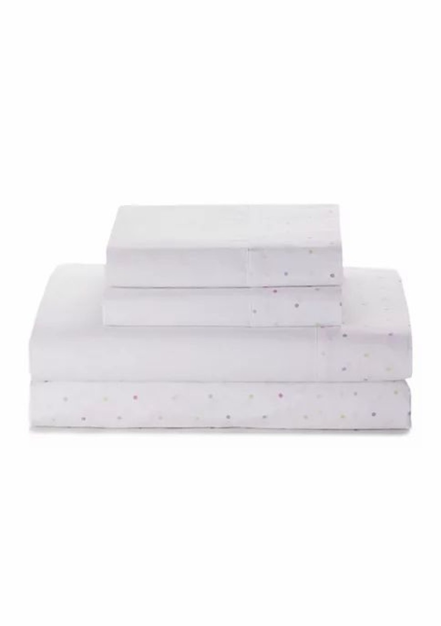 Bed & Bath * | Coupon Waverly Kids Irregular Dot Sheet Set Gray