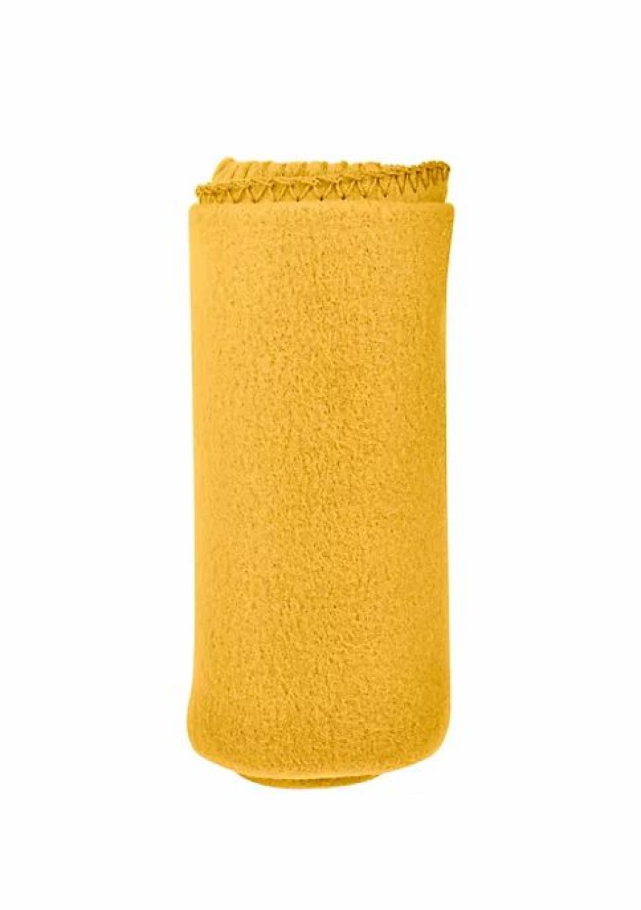 Bed & Bath * | Best Sale Lexi Home Versatile 50 X 60 Cozy Premiuim Fleece Throw Blanket Single Pack Mustard Yellow