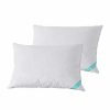 Bed & Bath * | Coupon Waverly Antimicrobial Goose Nano Feather Pillow (Set Of 2) White