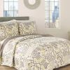 Bed & Bath * | Hot Sale Waverly Traditions By Set In Spring 3-Piece Quilt Collection Sterling