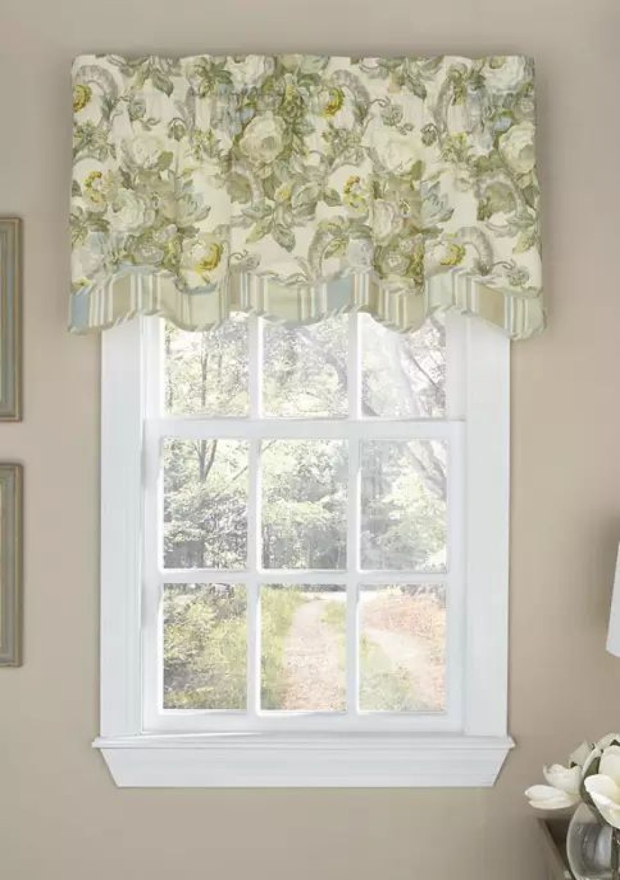 Home * | Cheap Waverly Spring Bling Window Pieced Scalloped Valance