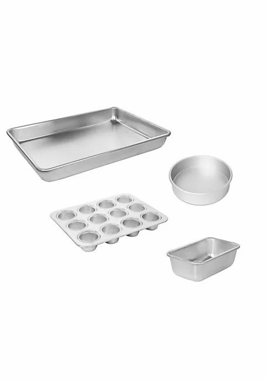 Home * | Top 10 Lexi Home Aluminum Bakeware Set Silver