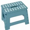 Home * | Brand New Lexi Home Foldable Space Saving Step Stool 9 Inch Teal