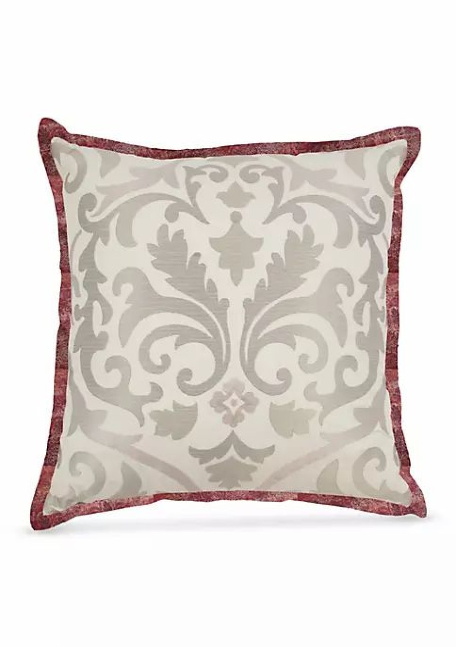 Home * | Wholesale Waverly Waverly Fresco Flourish Embroidered Decorative Accessory Pillow Jewel