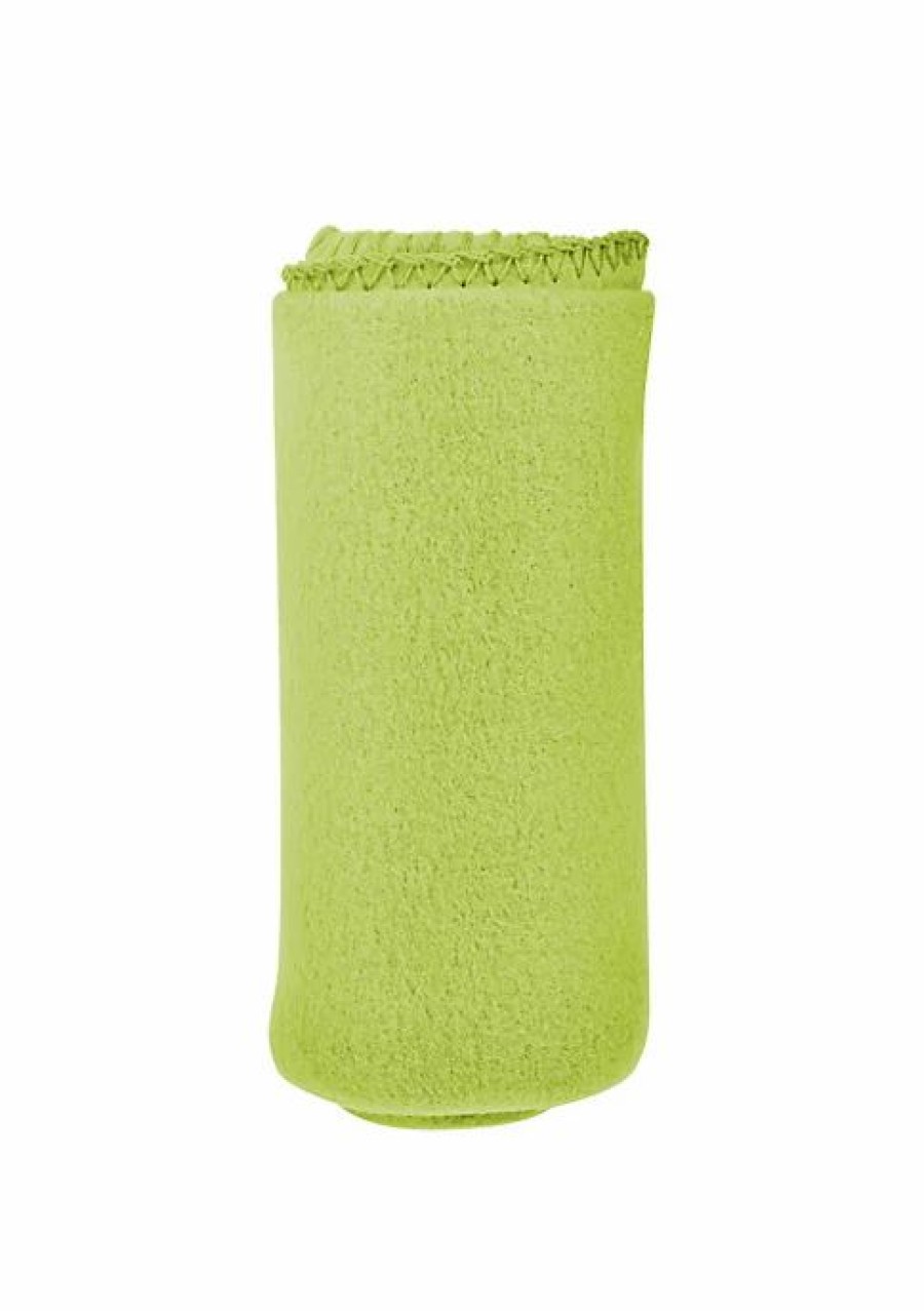 Bed & Bath * | Wholesale Lexi Home Versatile 50 X 60 Cozy Premiuim Fleece Throw Blanket Single Pack Lime Green