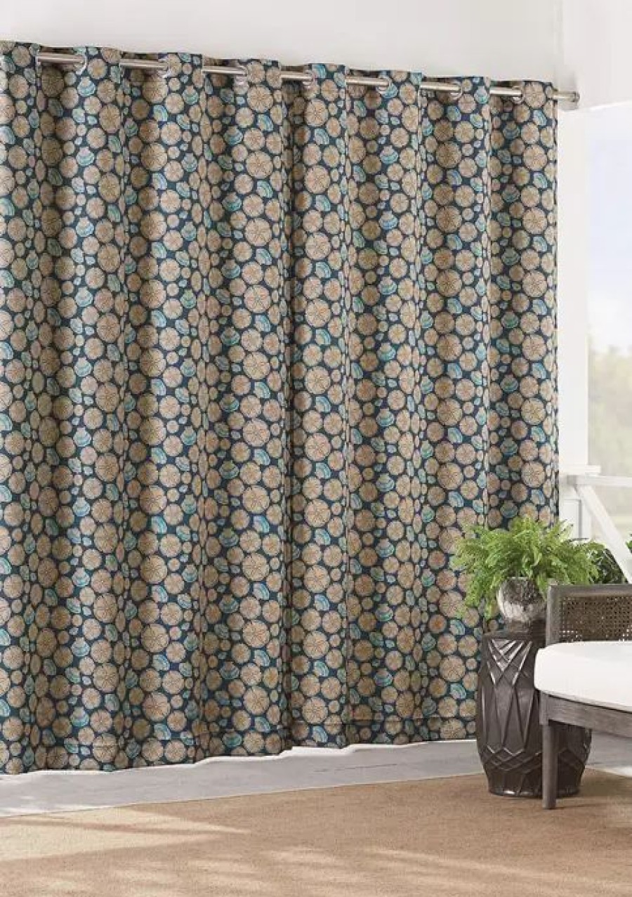 Home * | Flash Sale Waverly Sun N Shade Sand Dollar Curtain Panel Indigo