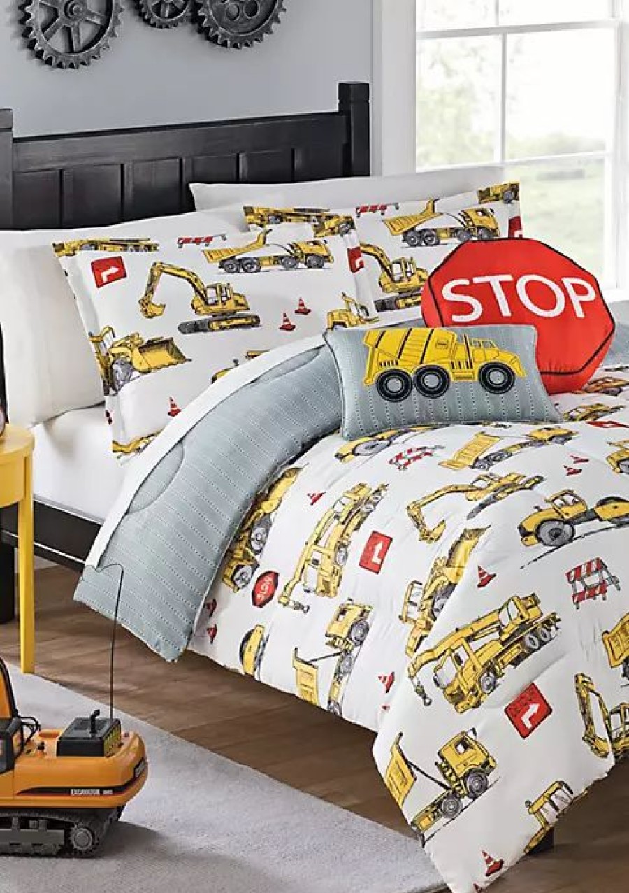 Bed & Bath * | Best Deal Waverly Kids Under Construction Comforter Set Multi