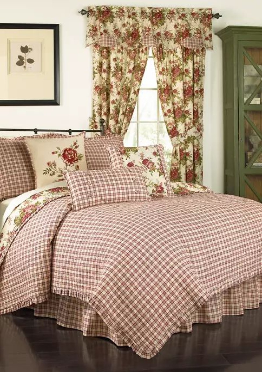 Bed & Bath * | Top 10 Waverly Norfolk 3-Piece Quilt Set Tea Stain