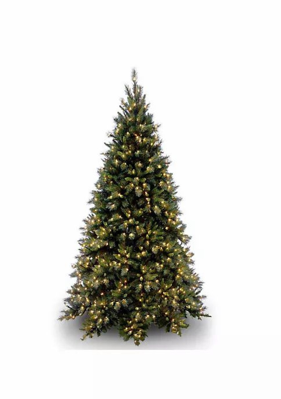 Home * | Brand New National Tree 9 Ft. Tiffany Fir Medium Tree With Clear Lights Green