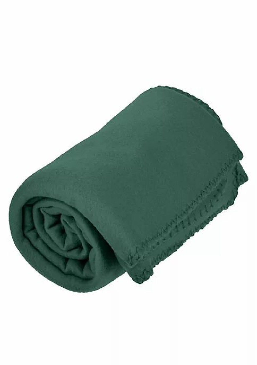 Bed & Bath * | Flash Sale Lexi Home Versatile 50 X 60 Cozy Premiuim Fleece Throw Blanket 12 Pack Bistro Green