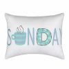 Bed & Bath * | Best Sale Waverly Spree Lights Out Sunday Decorative Pillow Spa