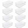 Home * | Wholesale Lexi Home Eco Conscious Acrylic Organizer Tray Set Of 8 Clear