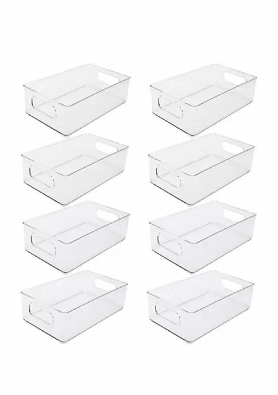 Home * | Wholesale Lexi Home Eco Conscious Acrylic Organizer Tray Set Of 8 Clear