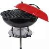 Home * | Outlet Lexi Home Bbq Grill Kettle 14 Inch Red