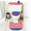 Bed & Bath * | Top 10 Lexi Home Patriotic Toilet Seat Cover & Rug Bathroom Accessory Set Multi