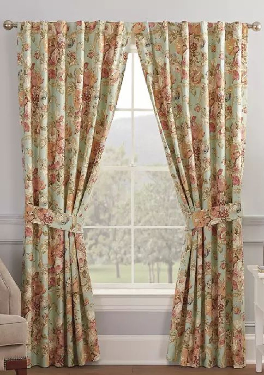 Home * | Cheapest Waverly Spring Bling Window Drapery Pair Vapor