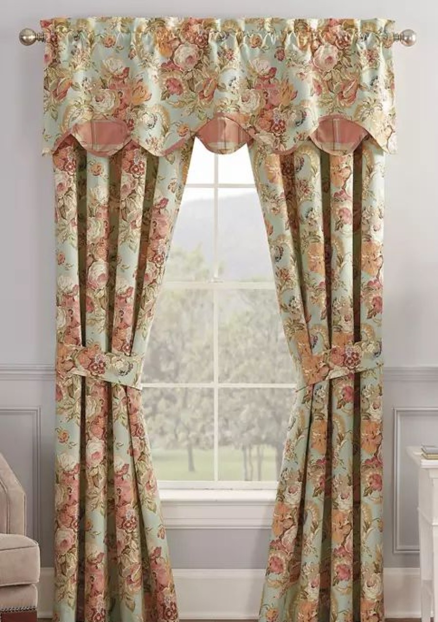 Home * | Cheapest Waverly Spring Bling Window Drapery Pair Vapor