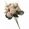 Home * | Promo National Tree 19 Baby Artificial Large Rose Flower Bouquet Pink