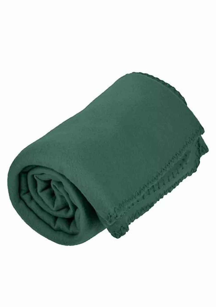 Bed & Bath * | Best Deal Lexi Home Versatile 50 X 60 Cozy Premiuim Fleece Throw Blanket 24 Pack Bistro Green