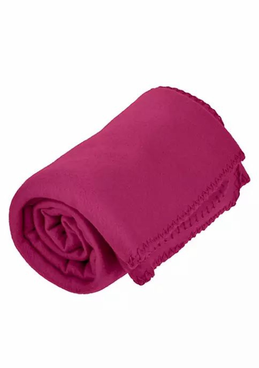 Bed & Bath * | Buy Lexi Home Versatile 50 X 60 Cozy Premiuim Fleece Throw Blanket 24 Pack Orchid Purple