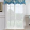 Home * | New Waverly Moonlit Shadows Wave Window Valance Lapis