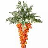 Home * | Promo National Tree And Green Tulip Bulbs Carrot Wall Decor 31 X 10 Orange